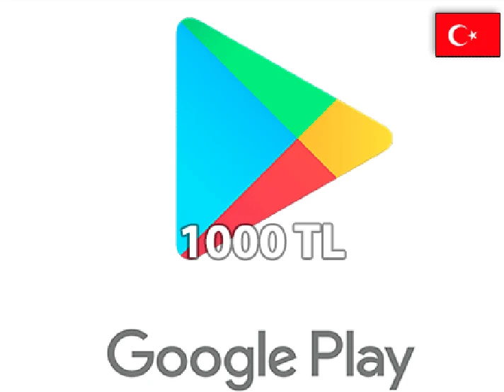 Google Play Gift Card 1000 TRY - Google Play Key - TURK