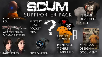 SCUM Deluxe DLC * STEAM РОССИЯ 🔥 АВТОДОСТАВКА