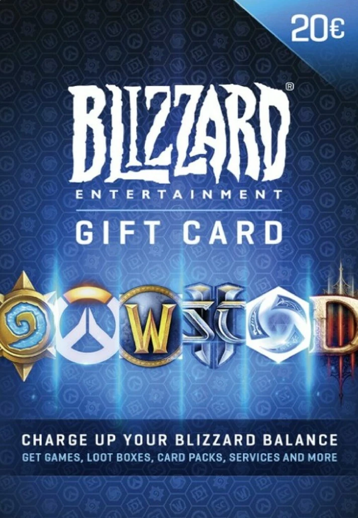 Blizzard Gift Card 20-50€ EUR✔️ Battle.net EU