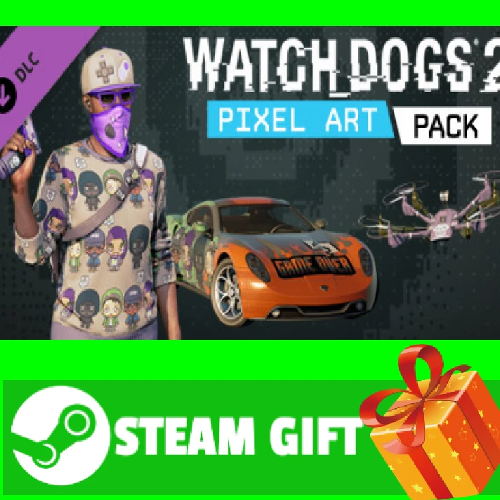 ⭐️ALL COUNTRIES⭐️ Watch_Dogs 2 Pixel Art Pack STEAM