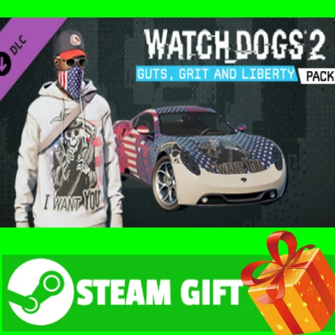 ⭐️ Watch_Dogs 2 - Guts Grit and Liberty Pack STEAM