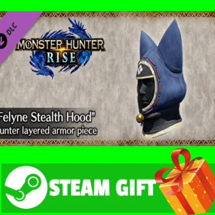 ⭐ ️ Monster Hunter Rise "Felyne Stealth Hood" Hunter lay