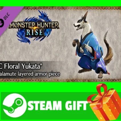 ⭐ ️ MONSTER HUNTER RISE "C Floral Yukata" Palamute layer