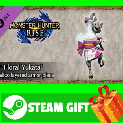 ⭐ ️ MONSTER HUNTER RISE "F Floral Yukata" Palico layered