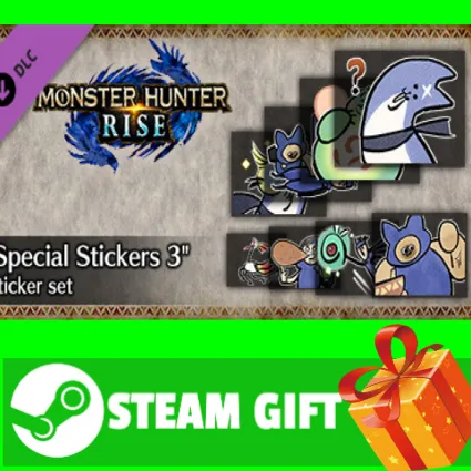 ⭐ ️ MONSTER HUNTER RISE "Special Stickers 3" Sticker set