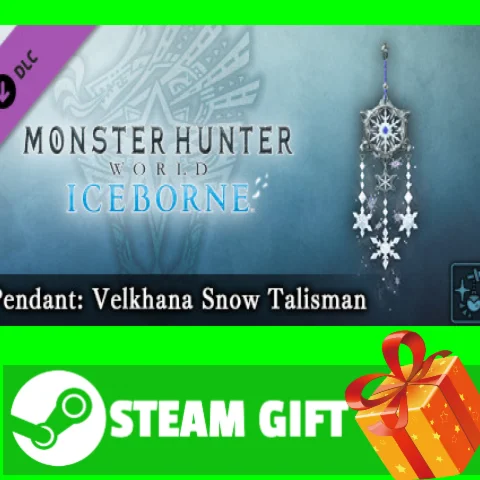 ⭐️ Monster Hunter World Iceborne Pendant Velkhana Snow