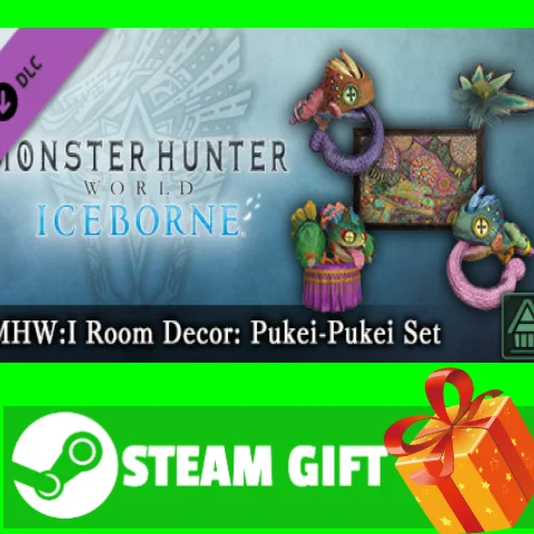 ⭐️ Monster Hunter World Iceborne MHWI Room Decor Pukei-