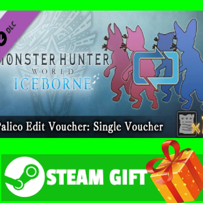 ⭐️ Monster Hunter World Palico Edit Voucher Single Vouc