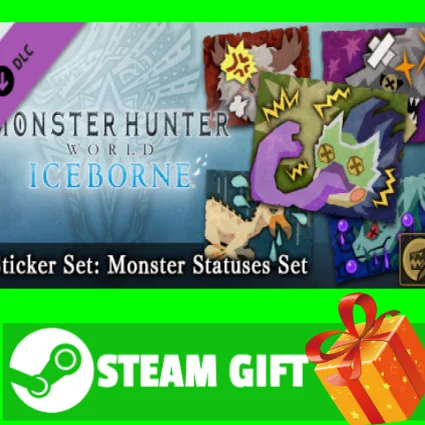 ⭐ ️ Monster Hunter World Sticker Set Monster Statuses Se