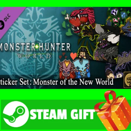 ⭐ ️ Monster Hunter World Sticker Set Monsters of the New