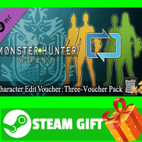 ⭐️ Monster Hunter World Character Edit Voucher Three-Vo