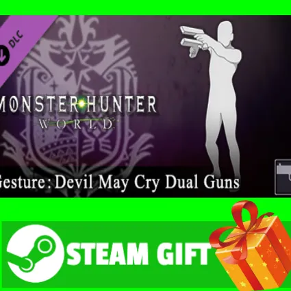 ⭐ ️ Monster Hunter World Gesture Devil May Cry Dual Guns
