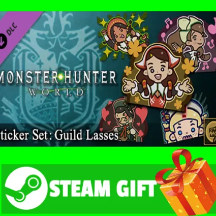 ⭐ ️ Monster Hunter: World - Sticker Set: Guild Lasses