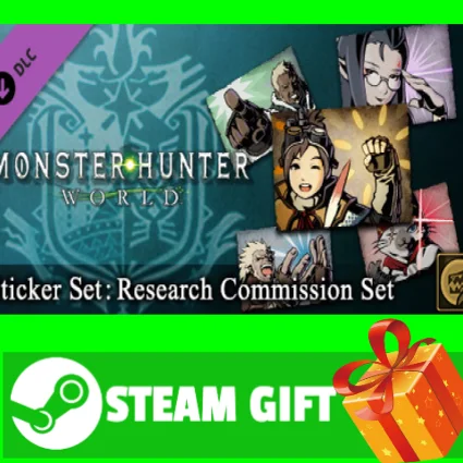 ⭐ ️ Monster Hunter World Sticker Set Research Commission
