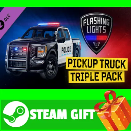 ⭐ ️ Flashing Lights Pickup Truck Triple Pack (Police Fir