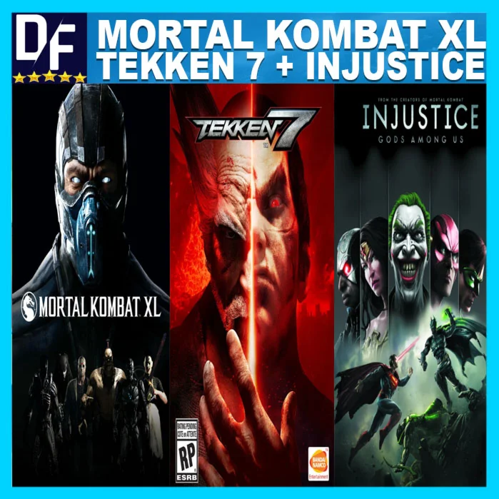 ・MORTAL KOMBAT XL + TEKKEN 7 + INJUSTICE ・STEAM АККАУНТ