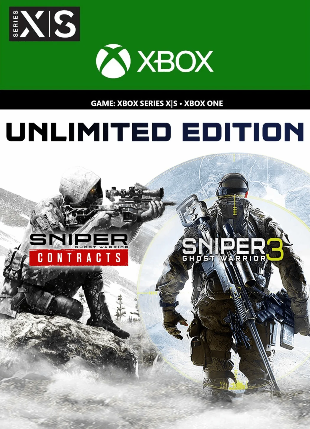 SNIPER GHOST WARRIOR CONTRACTS & SGW3 UNLIMITED XBOX