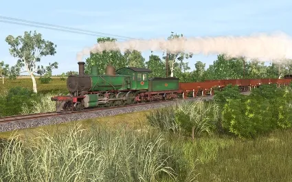 Trainz 2022 DLC - Victorian Railways V Class 2 Tone Gre