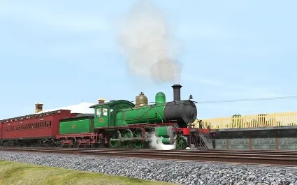 Trainz 2022 DLC - Victorian Railways V Class 2 Tone Gre