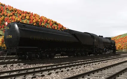 Trainz 2022 DLC - Chesapeake  Ohio K2 2-8-2