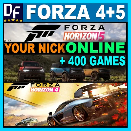 ・FORZA HORIZON 4 + FORZA HORIZON 5 + 450 ИГР・GAMEPASS