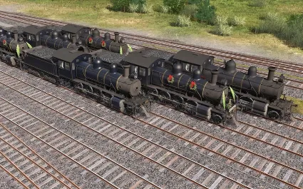 Trainz 2022 DLC - ZecRail V499 Blue  Gold and Christma