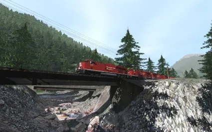 Trainz 2022 DLC - Canadian Rocky Mountains Viktor Lake