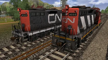 Trainz 2022 DLC - CN GP9 Phase I  II (2 Pack)