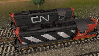 Trainz 2022 DLC - CN GP9 Phase I  II (2 Pack)