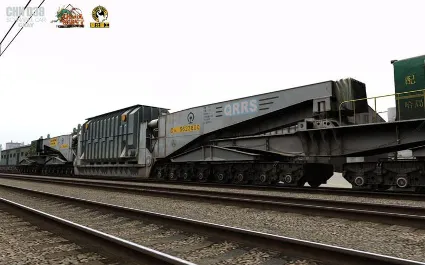 Trainz 2022 DLC - China D38 Schnabel Car - Gray