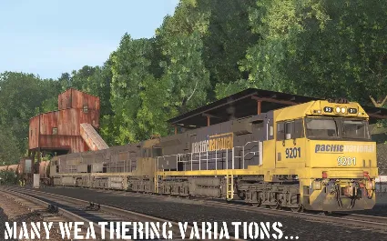 Trainz 2022 DLC - Pacific National 92 and 93 Class Loco