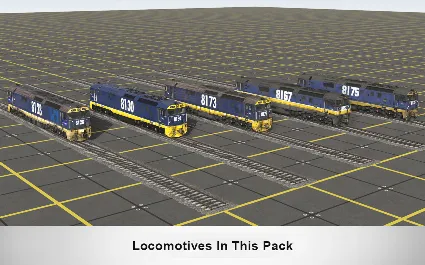 Trainz 2022 DLC - NSW 81 Class Freight Corp, Freight Ra