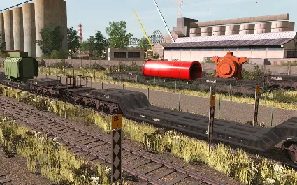 Trainz 2022 DLC - DB Uaai Low-Loader Flatcar
