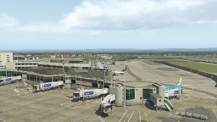 X-Plane 11 - Add-on: Aerosoft - Airport Manchester DLC