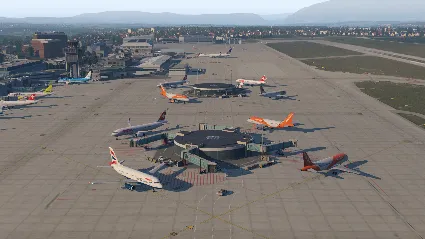 X-Plane 11 - Add-on: Aerosoft - Airport Genf DLC