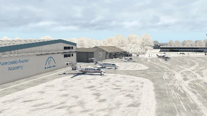 X-Plane 11 - Add-on: Aerosoft - Airport Newcastle DLC