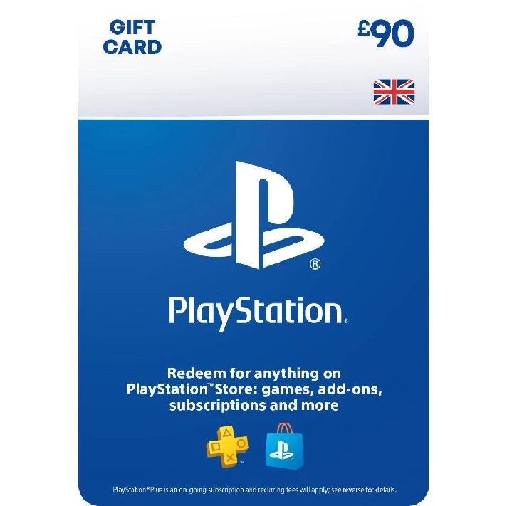 🎁 PSN UK top-up card for 90 GBP (UK) 🔥