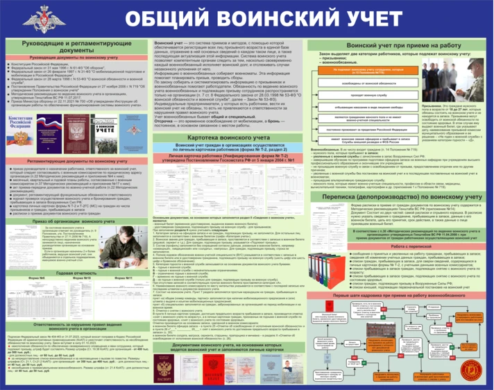 Poster " General military registration" 2023