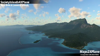 X-Plane 12 Add-on: Aerosoft - Society Islands XP - Bora