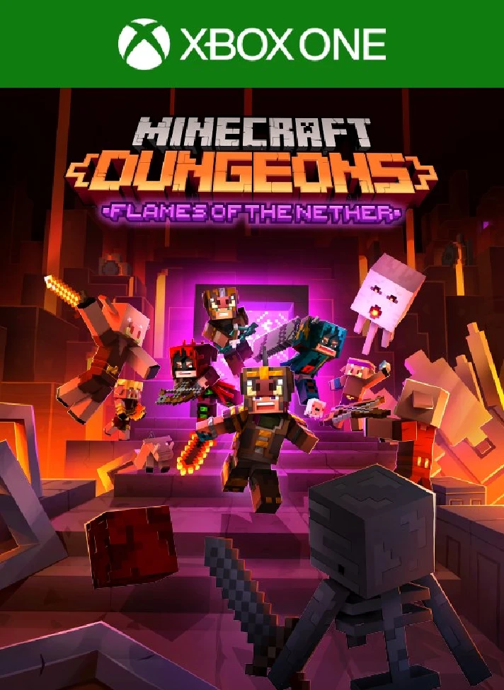 MINECRAFT DUNGEONS: FLAMES OF THE NETHER❗XBOX KEY❗