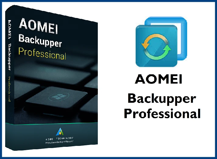 ✅ AOMEI Backupper Professional+ license, key 🔑 code