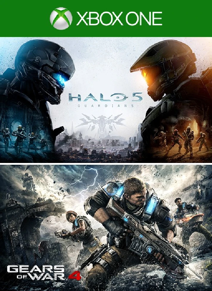 GEARS OF WAR 4 AND HALO 5: GUARDIANS BUNDLE❗XBOX 🔑🔑