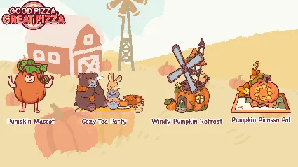 Good Pizza, Great Pizza - Pumpkin Delight Set - Autumn