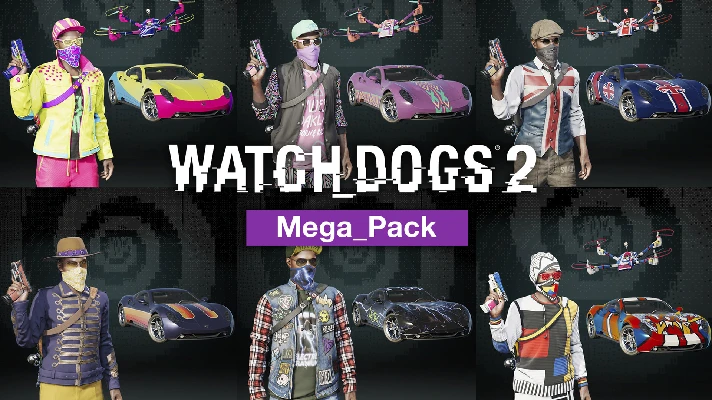 Watch_Dogs 2 - Mega Pack (Steam Gift RU)