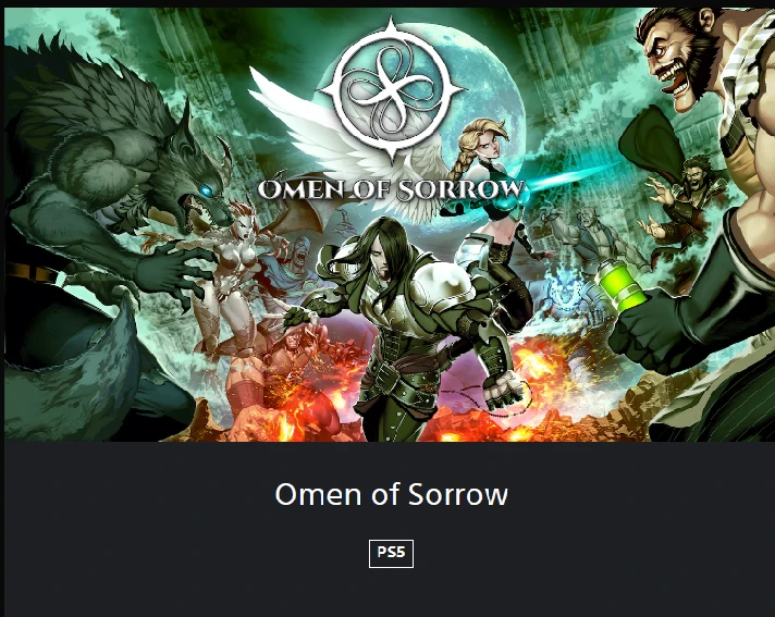 💥Omen of Sorrow 🔵 PS4 / PS5 🔴TR🔴