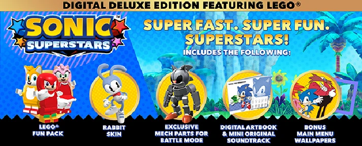 SONIC SUPERSTARS Digital Deluxe Edition featuring LEGO