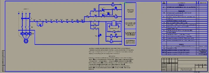 Principle. scheme of control of the conveyor