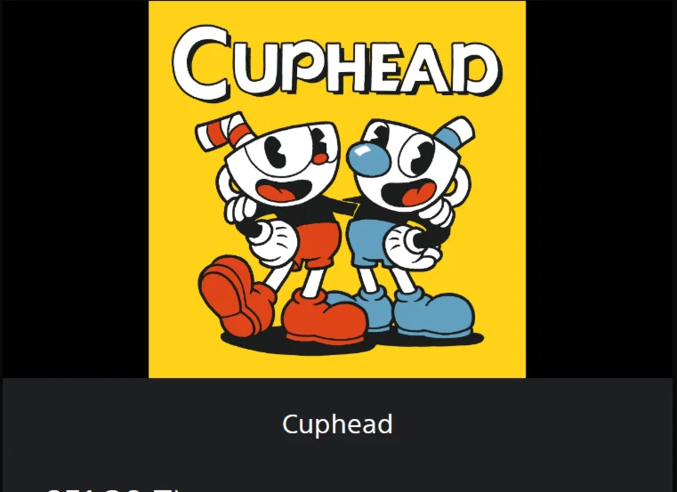 Cuphead  PS4 / PS5 ТУРЦИЯ