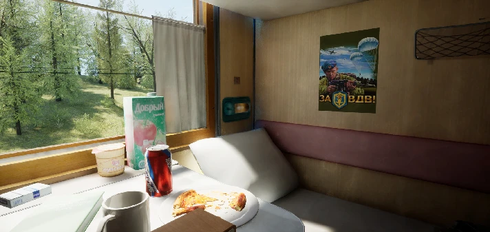 Russian Train Trip 2 - VIP seat in the train car DLC