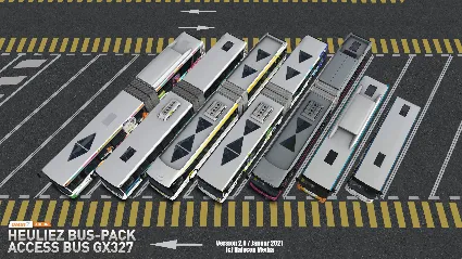 OMSI 2 Add-on Heuliez Bus-Pack Access Bus GX327 DLC